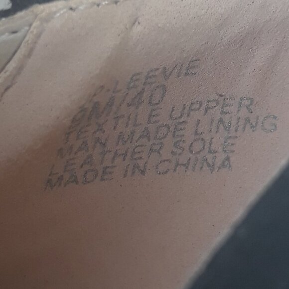 Jessica Simpson Leevie Perforated Black Pointed Toe Heels 9M Office Party Event - Picture 13 of 13